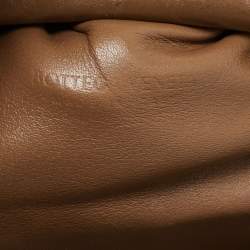 Pre Owned Bottega Veneta Brown Leather Mini The Pouch Bag