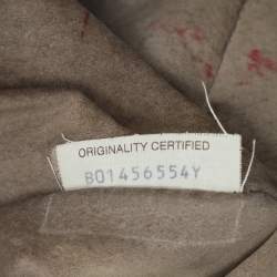 Pre Owned حقيبة هوبو بوتيغا فينيتا إنتريتشياتو جلد أحمر آجري مدرجة