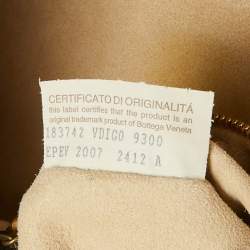 Pre Owned Bottega Veneta Tan Ostrich Oversized Hobo