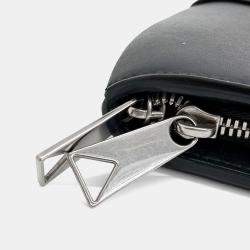 Pre Owned Bottega Veneta Green Leather Document Case