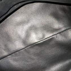 Pre Owned Bottega Veneta Black Leather Chain Shoulder Bag