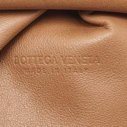 Pre Owned Bottega Veneta Brown Leather The Mini Pouch Bag