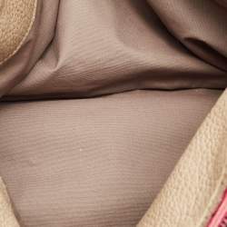 Pre Owned Bottega Veneta Multicolor Pebbled Leather Double Zip Satchel