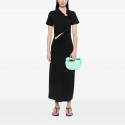 Pre Owned Bottega Veneta Green Mini Nappa Intrecciato Jodie