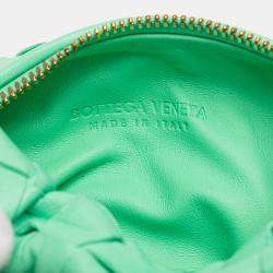 Pre Owned Bottega Veneta Green Mini Nappa Intrecciato Jodie