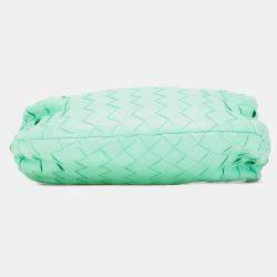 Pre Owned Bottega Veneta Green Mini Nappa Intrecciato Jodie