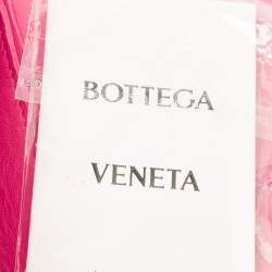 Pre Owned  حقيبة كتف بوتيغا فينيتا كاسيت ميني جلد انتشريسو وردي 