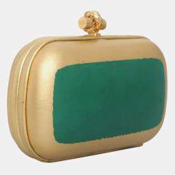 مملوكة مسبقًا Bottega Veneta Leather Knot Clutch