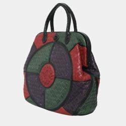Pre Owned Bottega Veneta Fall 2008 Multicolor Intrecciato Top Handle