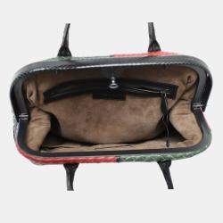 Pre Owned Bottega Veneta Fall 2008 Multicolor Intrecciato Top Handle