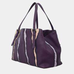 Pre Owned Bottega Veneta Monalisa Intrecciato Leather Tote Bag