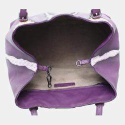 Pre Owned Bottega Veneta Monalisa Intrecciato Leather Tote Bag