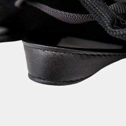 Pre Owned Bottega Veneta Black Multicolor Fabric Backpack