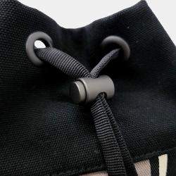 Pre Owned Bottega Veneta Black Multicolor Fabric Backpack