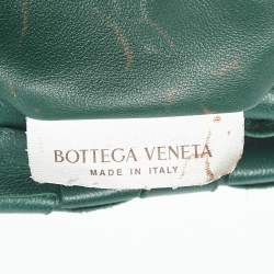 Pre Owned Bottega Veneta Green Intrecciato Leather Mini Jodie Hobo