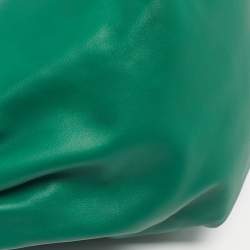 Pre Owned حقيبة بوتيغا فينيتا عقدة مزدوجة جلدية خضراء