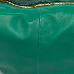 Pre Owned حقيبة بوتيغا فينيتا عقدة مزدوجة جلدية خضراء