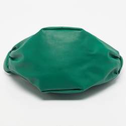 Pre Owned حقيبة بوتيغا فينيتا عقدة مزدوجة جلدية خضراء