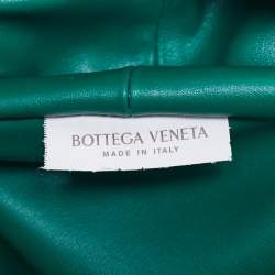 Pre Owned حقيبة بوتيغا فينيتا عقدة مزدوجة جلدية خضراء