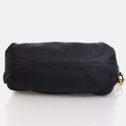 مملوكة مسبقًا حقيبة كتف بوتيغا فينيتا ذا تشاين جلد العجل باللون الأسود