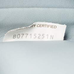 Pre Owned Bottega Veneta Teal Blue Intrecciato Leather Small Double Zip Shoulder Bag