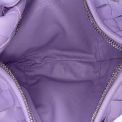 Pre Owned Bottega Veneta Purple Mini Nappa Intrecciato Jodie