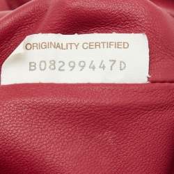 Pre Owned Bottega Veneta Fuchsia Intrecciato Leather Mini The Pouch Bag