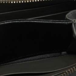 Pre Owned Bottega Veneta Grey Intrecciato Leather Zipped Coin Purse