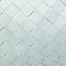 Pre Owned Bottega Veneta Light Blue Intrecciato Leather Mini Jodie Hobo