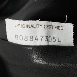 Pre Owned حقيبة بوتيغا فينيتا ذابوش جلد فضي صغير