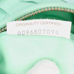 Pre Owned Bottega Veneta Green Mini Nappa Intrecciato Jodie