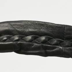 Pre Owned Bottega Veneta Black Intrecciato Leather Medium Veneta Hobo