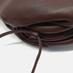 Pre Owned Bottega Veneta Brown Leather Butter Calf Crossbody Bag