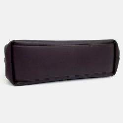 Pre Owned Bottega Veneta Brown Leather Point Bag