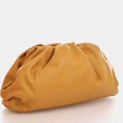 Pre Owned Bottega Veneta The Pouch Calfskin Clutch Bag