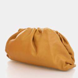 Pre Owned Bottega Veneta The Pouch Calfskin Clutch Bag