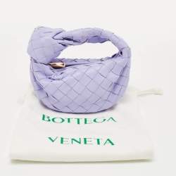 Pre Owned Bottega Veneta Lilac Intrecciato Leather Micro Candy Jodie Bag
