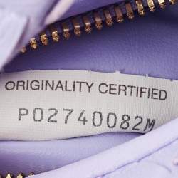 Pre Owned Bottega Veneta Lilac Intrecciato Leather Micro Candy Jodie Bag