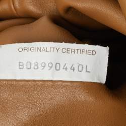Pre Owned Bottega Veneta Brown Leather The Mini Pouch Bag