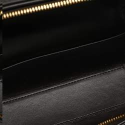 Pre Owned Bottega Veneta Dark Brown Intrecciato Leather Bang Bang Vanity Bag