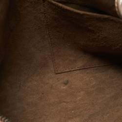 Pre Owned Bottega Veneta Rose Gold Intrecciato Leather Nodini Crossbody Bag