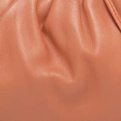 Pre Owned Bottega Veneta Brown Leather Small The Pouch Clutch