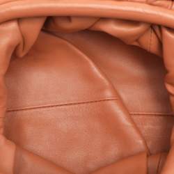 Pre Owned Bottega Veneta Brown Leather Small The Pouch Clutch