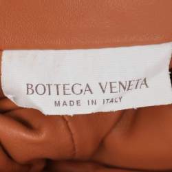Pre Owned Bottega Veneta Brown Leather Small The Pouch Clutch