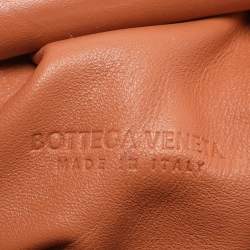 Pre Owned Bottega Veneta Brown Leather Small The Pouch Clutch