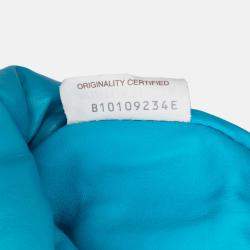 Pre Owned Bottega Veneta Blue Mini Nappa Puffy Jodie