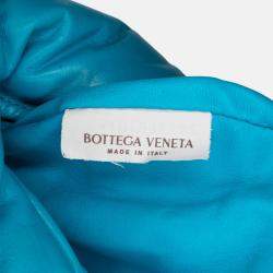 Pre Owned Bottega Veneta Blue Mini Nappa Puffy Jodie