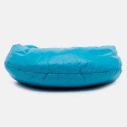 Pre Owned Bottega Veneta Blue Mini Nappa Puffy Jodie