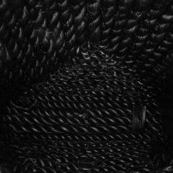 Pre Owned Bottega Veneta Black Lambskin Torchon Classic Tasseled Twisted Crossbody