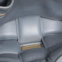 Pre Owned Bottega Veneta Grey Padded Leather Cassette Shoulder Bag